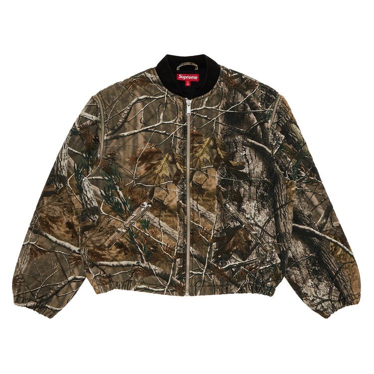 Supreme Zip-Off Sleeve Quilted Bomber Jacket 'Realtree AP Camo'