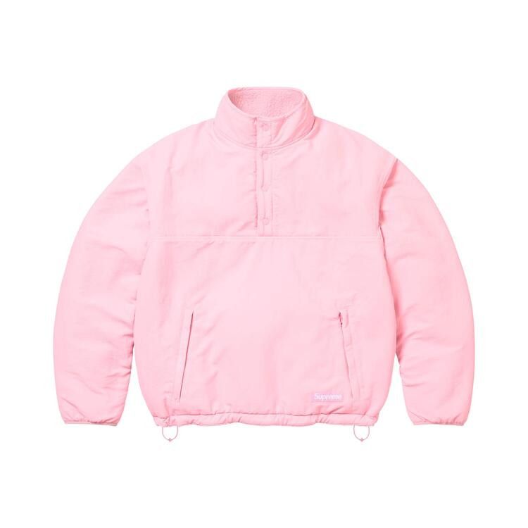 Supreme Polartec Shearling Reversible Pullover 'Pink'