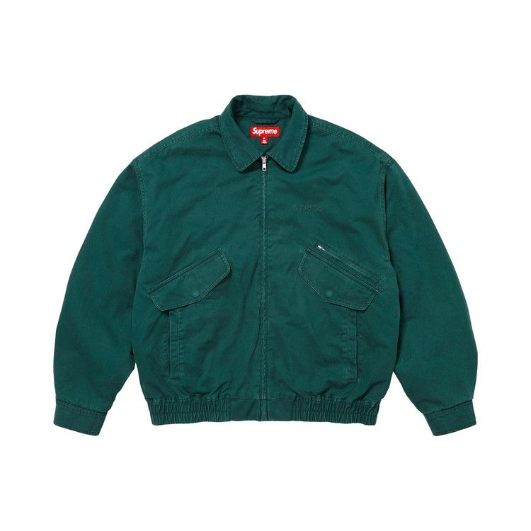 Supreme Hooded Utility Jacket 'Dark Green'
