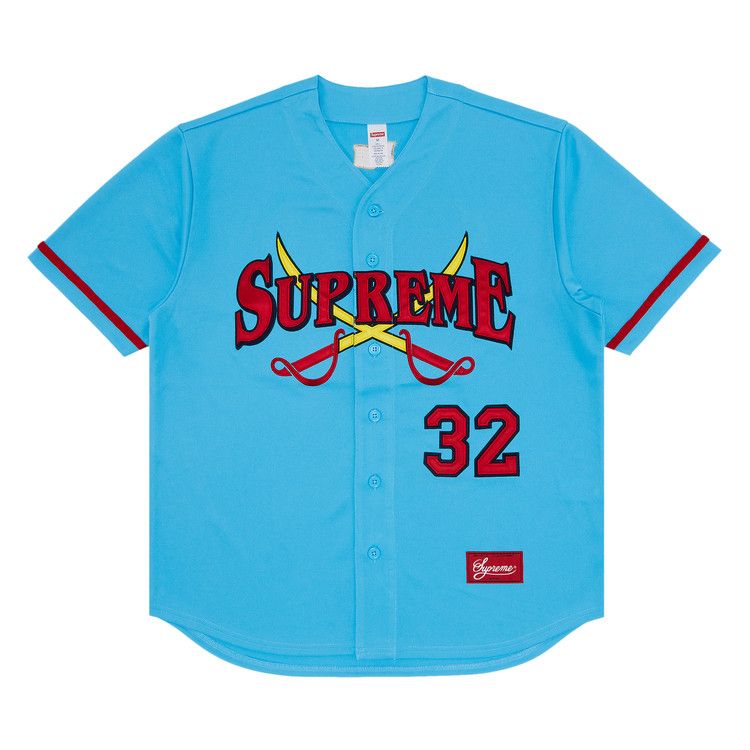 Supreme Swords Baseball Jersey 'Blue'