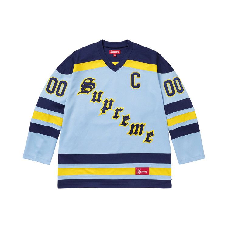 Supreme Fire & Ice Hockey Jersey 'Light Blue'