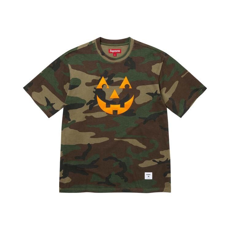 Supreme Pumpkin Short-Sleeve Top 'Woodland Camo'