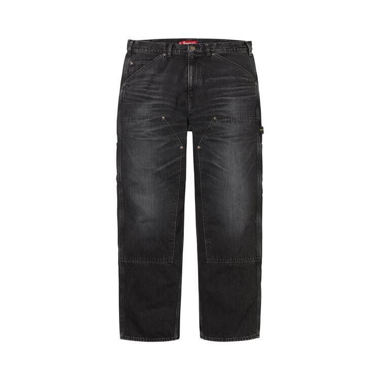 Supreme Worn Double Knee Denim Painter Jean 'Washed Black'