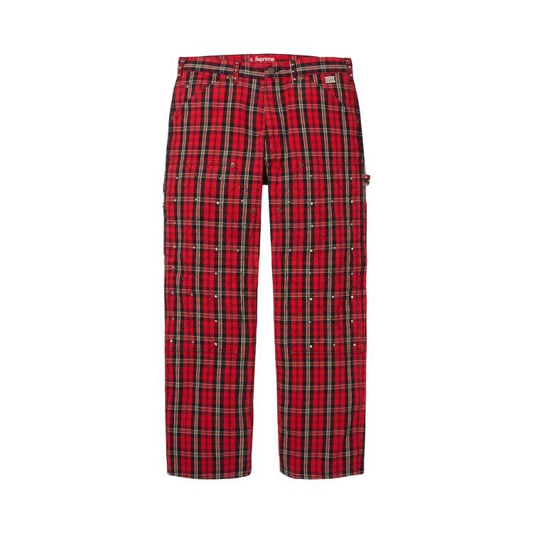Supreme x B.B. Simon Quilted Double Knee Painter Pant 'Plaid'