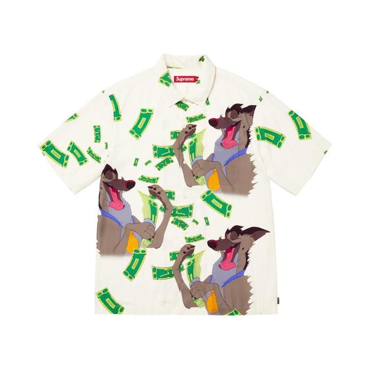 Supreme All Dogs Go To Heaven Short-Sleeve Shirt 'White'