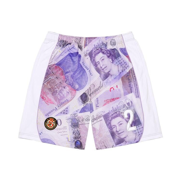 Supreme Pounds Soccer Short 'White'