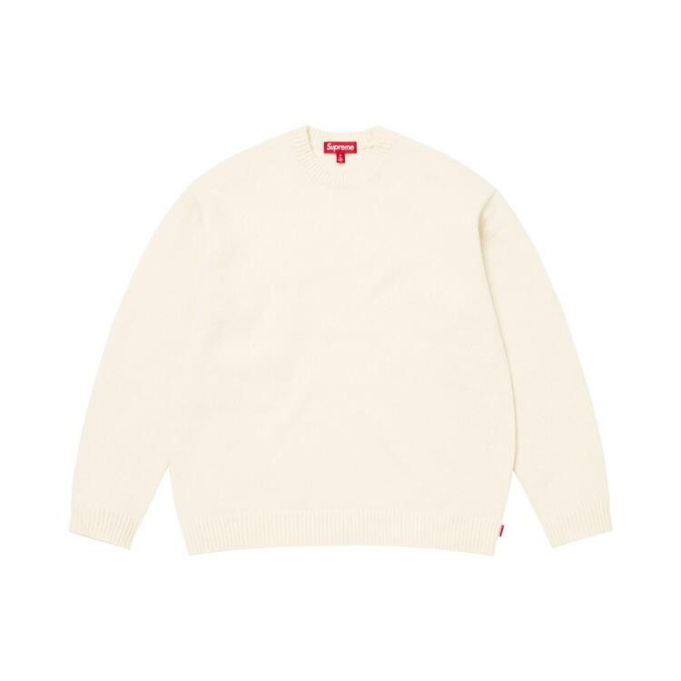 Supreme Angora Script Sweater 'Ivory'