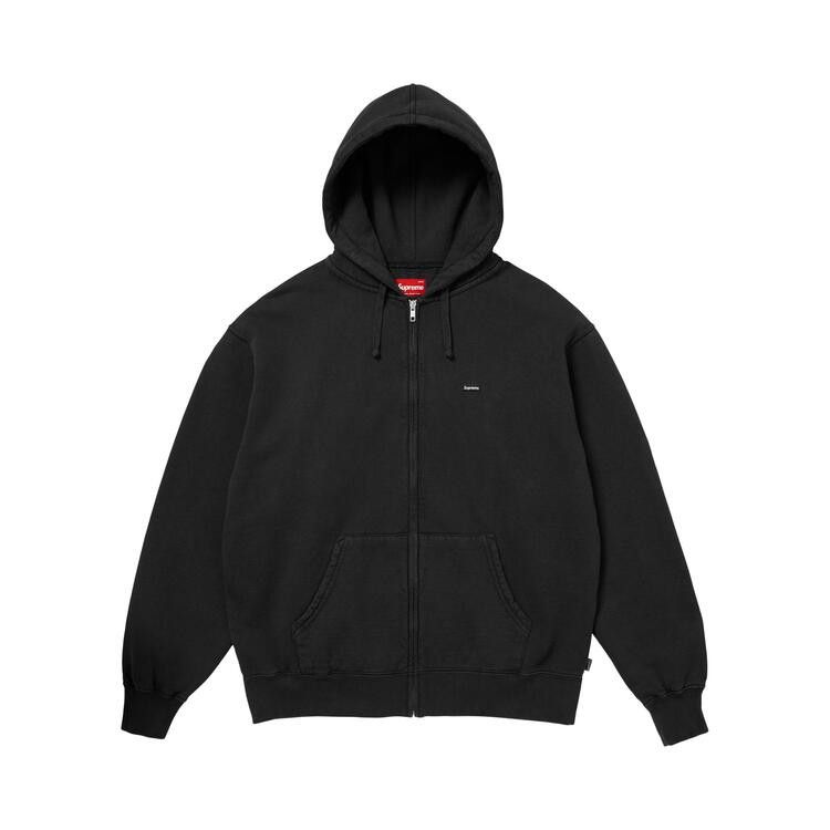 Supreme Small Box Zip Up Hooded Sweatshirt 'Black'