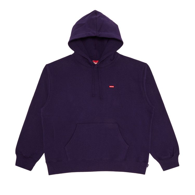 Supreme Small Box Hooded Sweatshirt 'Dark Purple'