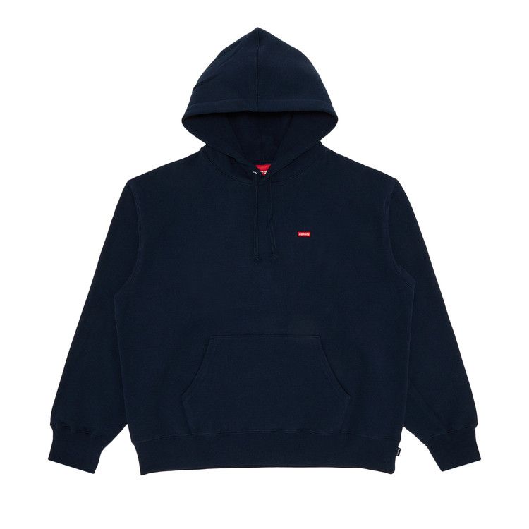 Supreme Small Box Hooded Sweatshirt 'Navy'