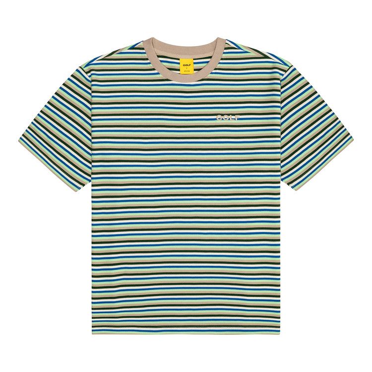 GOLF WANG Striped Tee 'Green Multicolor'