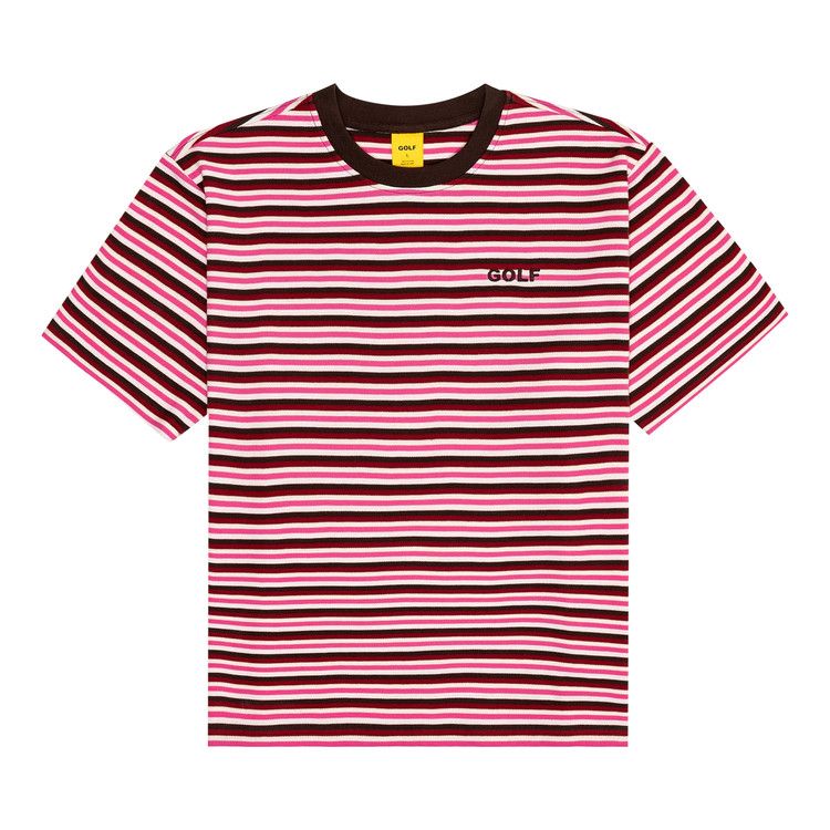 GOLF WANG Striped Tee 'Red Multicolor'