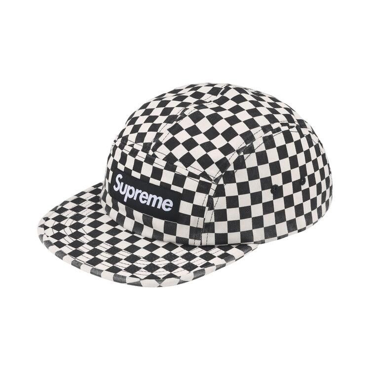 Supreme Washed Chino Twill Camp Cap 'Checkerboard'