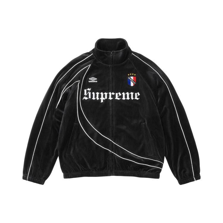 Supreme x Umbro Velour Track Jacket 'Black'