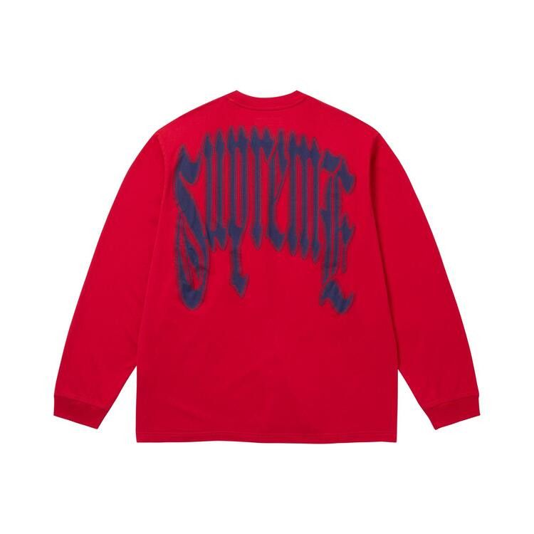 Supreme Intarsia Long-Sleeve Top 'Red'