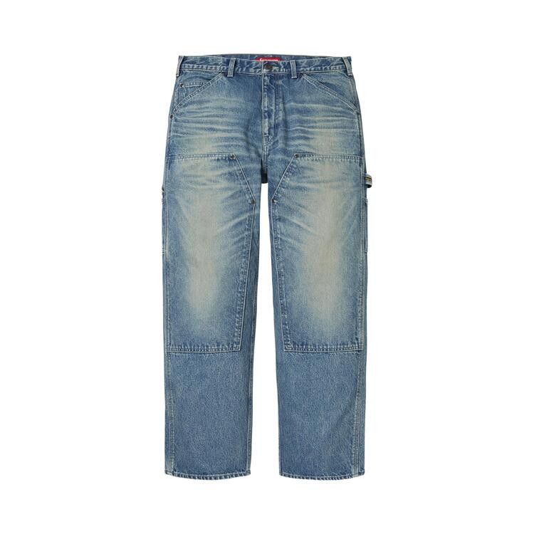 Supreme Worn Double Knee Painter Pant 'Denim'