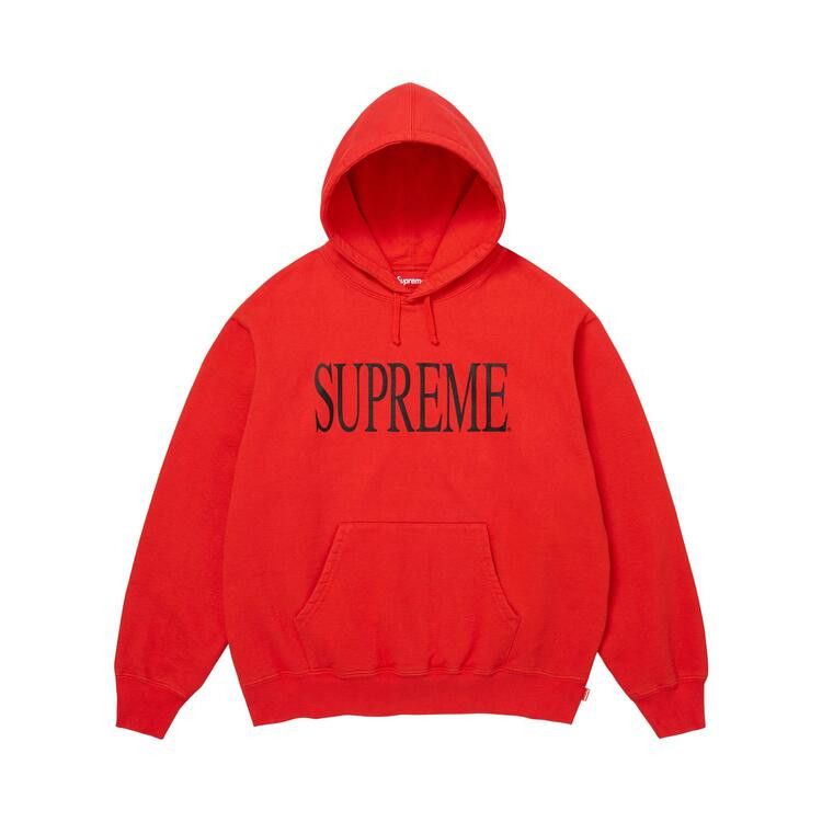 Supreme Capital Hooded Sweatshirt 'Dark Orange'