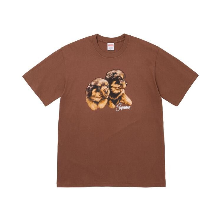 Supreme Puppies Tee 'Brown'