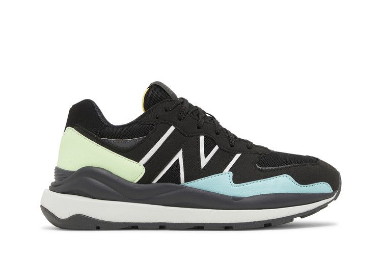 New Balance 57/40 Big Kid 'Black Vibrant Spring Glow'