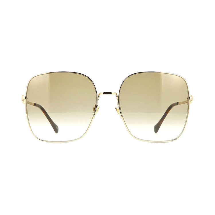 Gucci Square Sunglasses 'Brown'