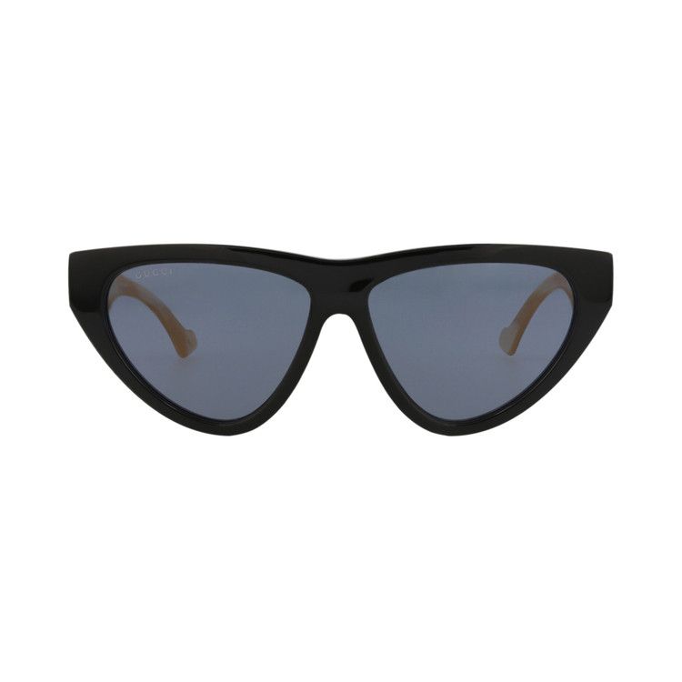 Gucci Cat Eye Sunglasses 'Black/Ivory/Blue'