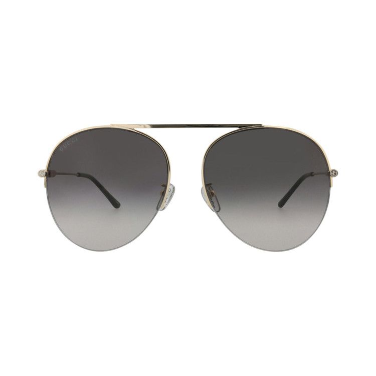 Gucci Aviator Sunglasses 'Gold/Grey'