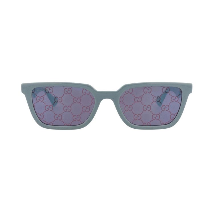 Gucci Square Sunglasses 'Light Blue/Violet'