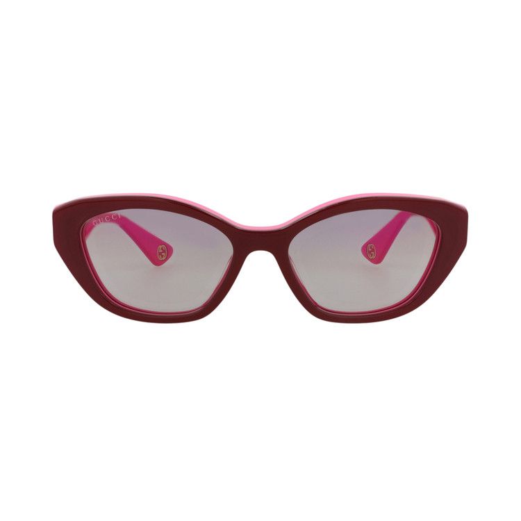 Gucci Cat Eye Sunglasses 'Burgundy/Fuchsia/Red'