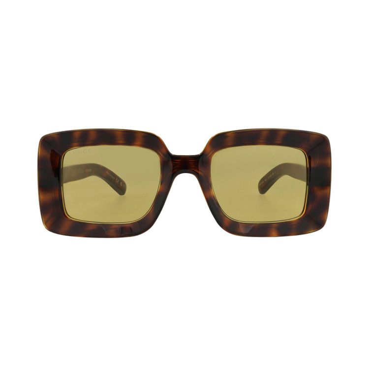 Gucci Square Sunglasses 'Havana/Brown'