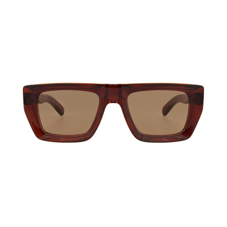 Gucci Square Sunglasses 'Brown'