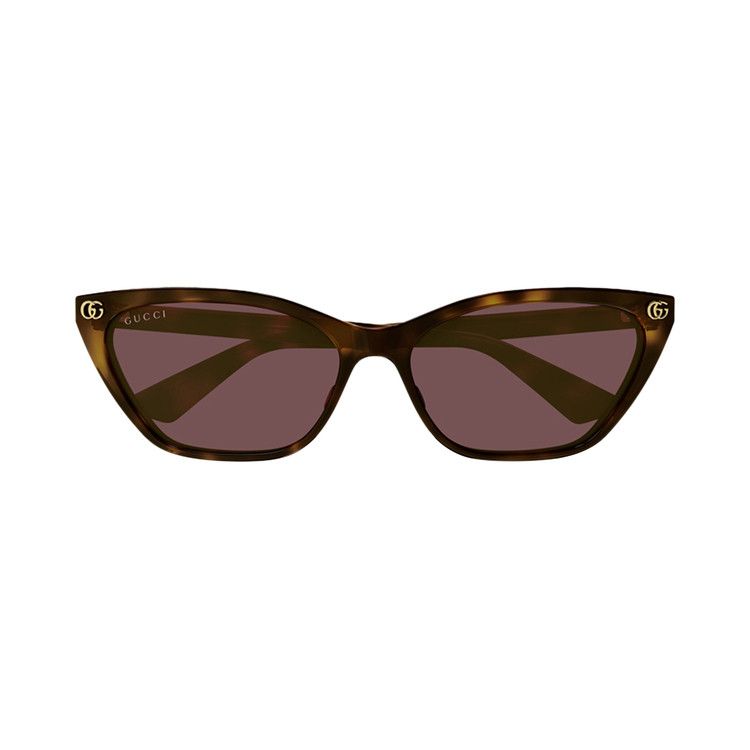 Gucci Cat Eye Sunglasses 'Shiny Medium Havana'
