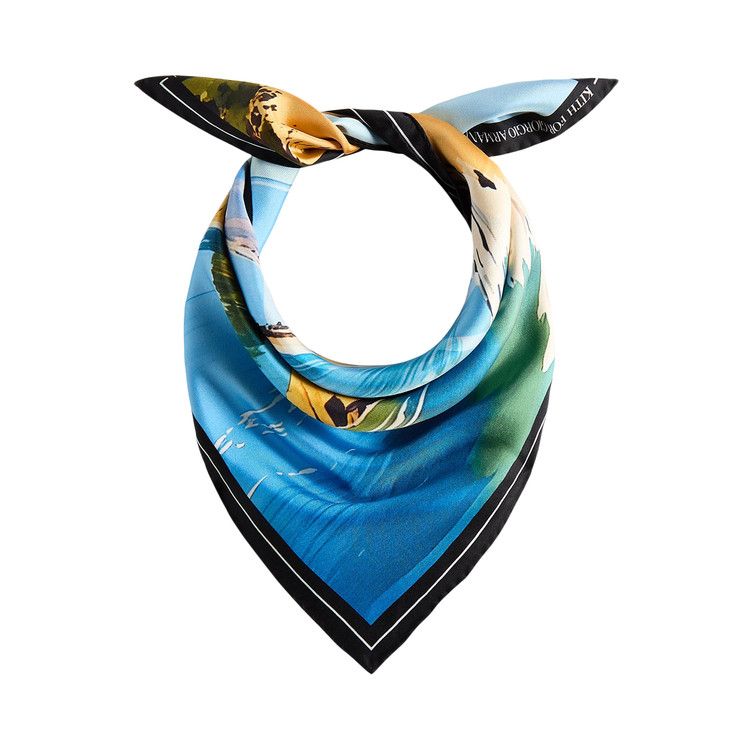 Kith Giorgio Armani & Malibu Printed Silk Bandana 'Multi'