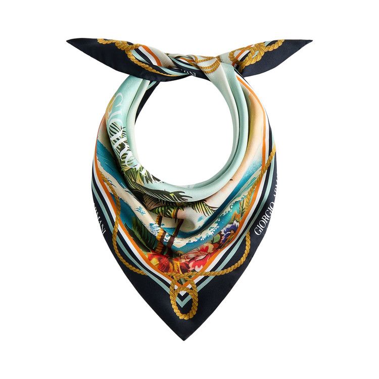 Kith Giorgio Armani & Scenic Printed Bandana 'Multi'