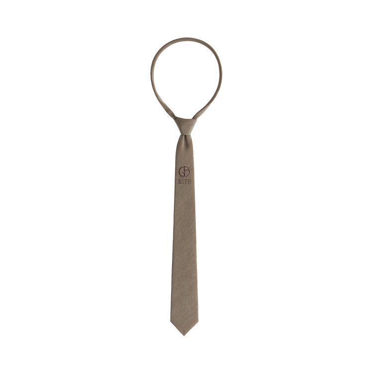 Kith Giorgio Armani & Silk Tie 'Gravel'