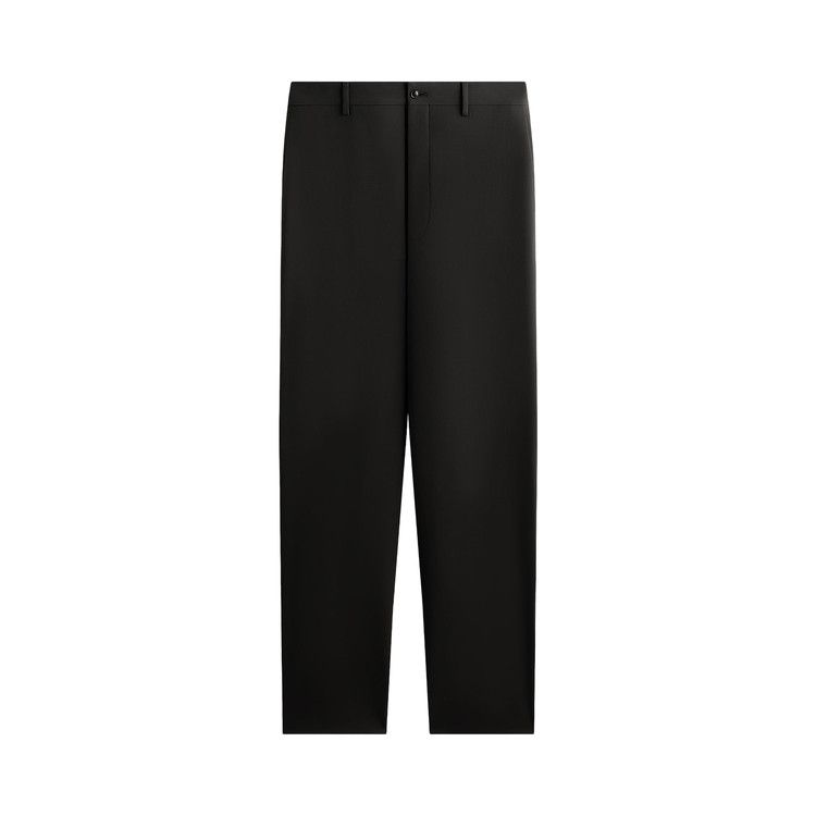 Kith Giorgio Armani & &Kin Milano Crepe Flat Front Trouser 'Black'