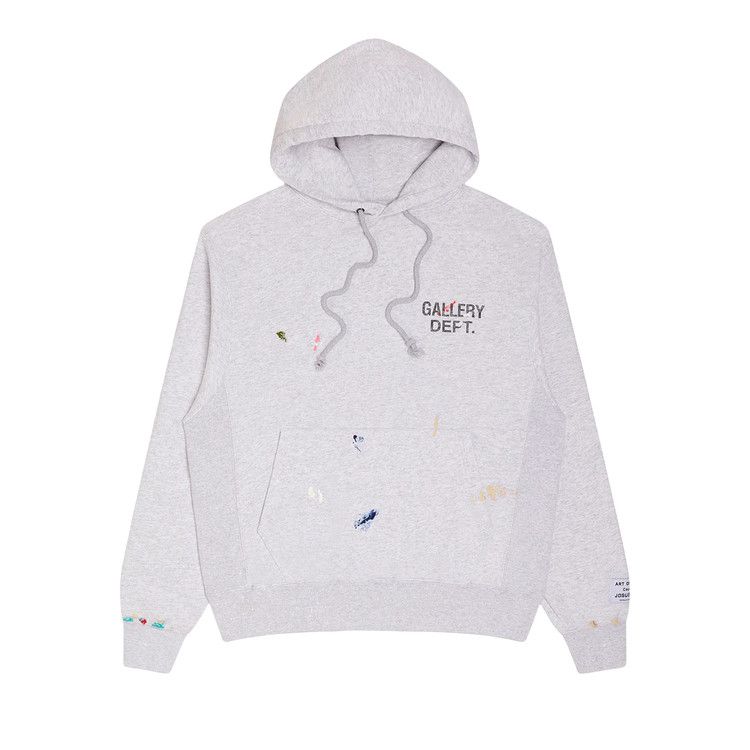 Gallery Dept. GD Paint Logo Hoodie 'Light Heather'
