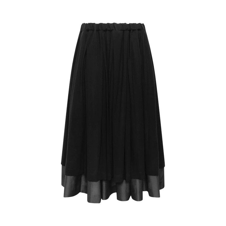 Comme des Garçons Layered Hem Skirt 'Black'