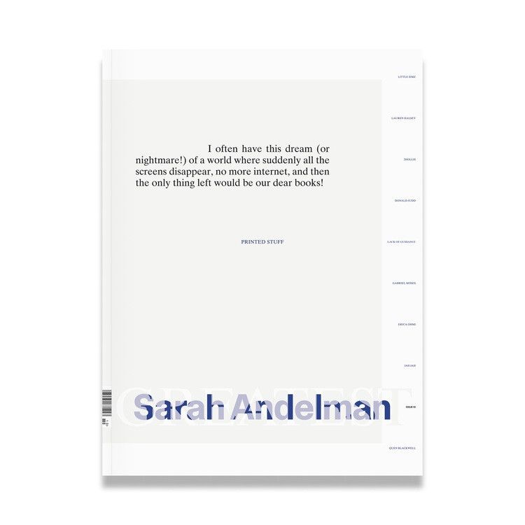 GREATEST Magazine Issue 10 - Sarah Andelman