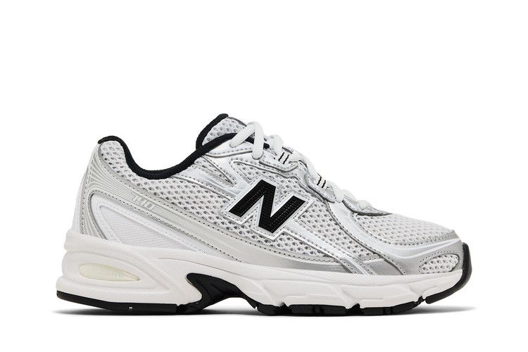 New Balance 740 Big Kid 'White Silver Black'