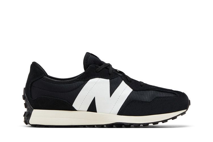 New Balance 327 Big Kid 'Black White'