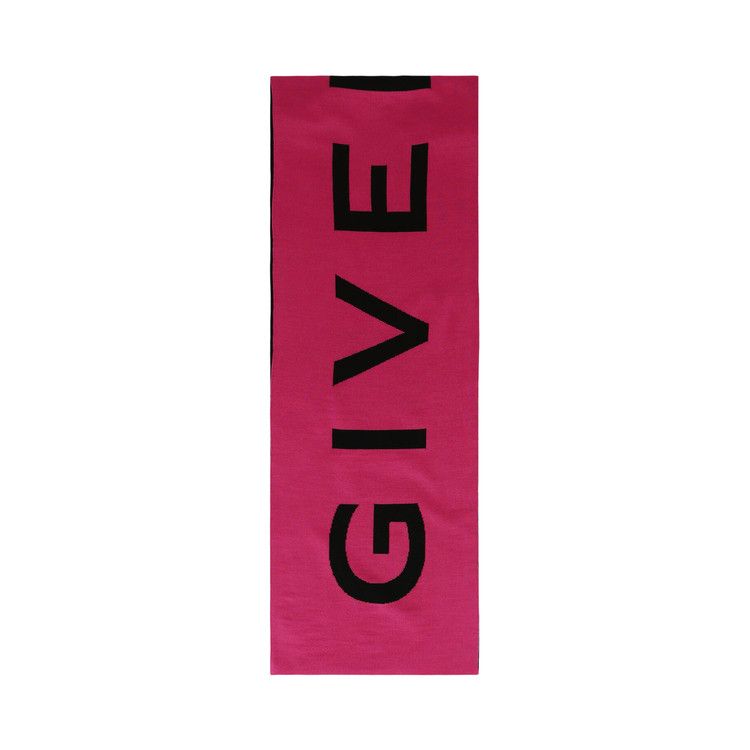 Givenchy Jacquard Logo Scarf 'Pink/Black'