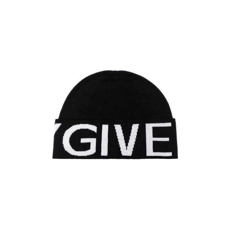 Givenchy Jacquard Logo Beanie 'Black/White'