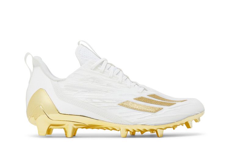 adidas Adizero Cleats 'White Gold Metallic'
