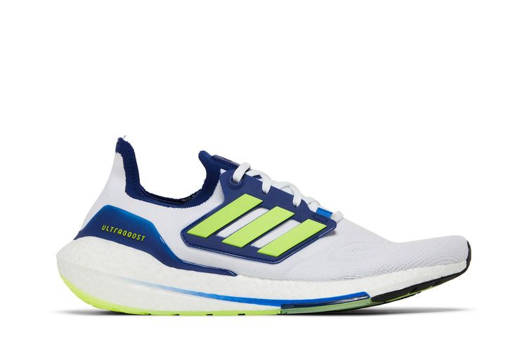Adidas UltraBoost 22 'White Solar Yellow Blue'
