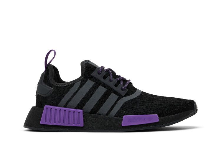 adidas NMD_R1 J 'Black Grey Active Purple'