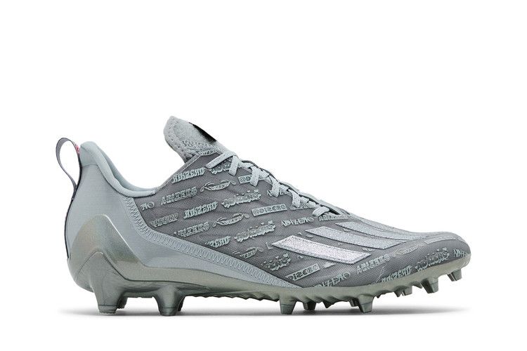 adidas Adizero Cleats 'Grey Silver Metallic'