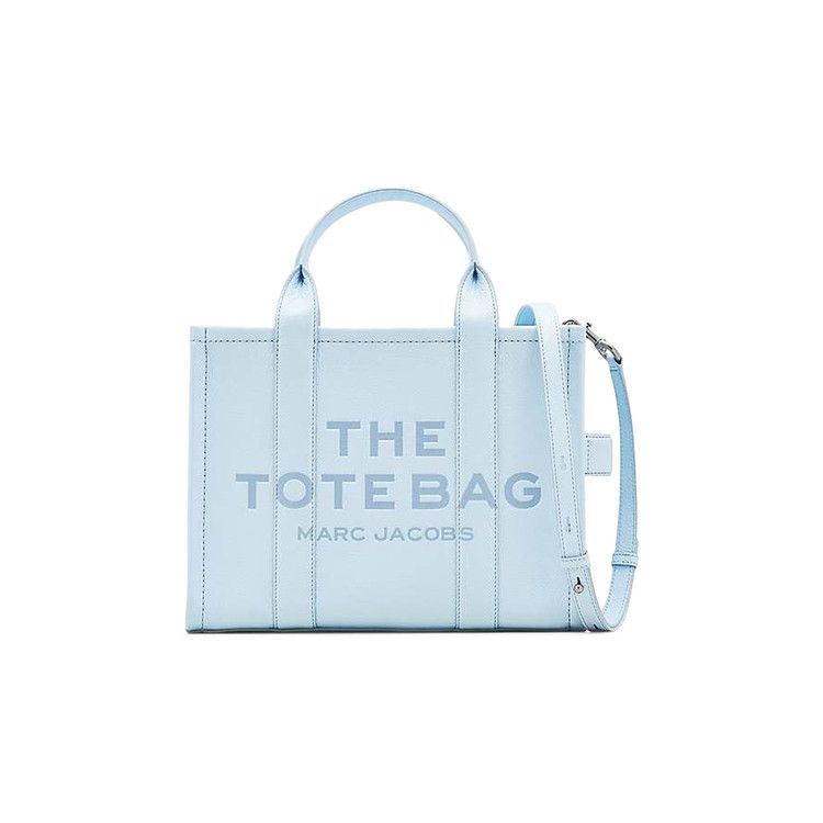 Marc Jacobs The Medium Leather Tote Bag 'Cloud Blue'