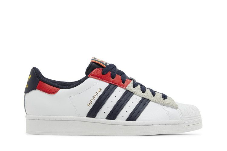 adidas Superstar 'Legend Ink Red'