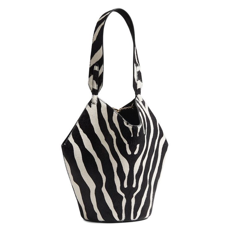 Khaite Lotus Mini Tote 'Black/White'