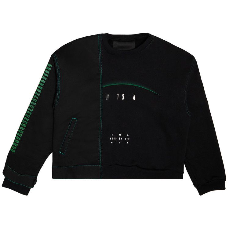 Hood By Air Panelled Sweatshirt 'Black'